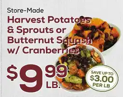DeCicco & Sons Harvest Potatoes & Sprouts or Butternut Squash w/Cranberries offer