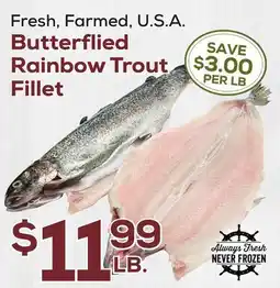 DeCicco & Sons Butterflied Rainbow Trout Fillet offer