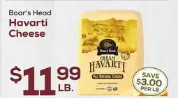DeCicco & Sons Boar's Head Havarti Cheese offer