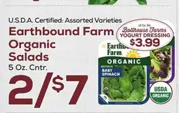 DeCicco & Sons Earthbound Farm Organic Salads offer