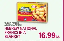 Kings Food Markets HEBREW NATIONAL FRANKS IN A BLANKET offer