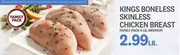 Kings Food Markets KINGS BONELESS SKINLESS CHICKEN BREAST offer