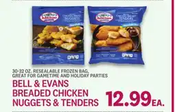 Kings Food Markets BELL & EVANS BREADED CHICKEN NUGGETS & TENDERS offer