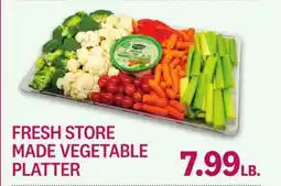 Kings Food Markets FRESH STORE MADE VEGETABLE PLATTER offer