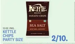 Kings Food Markets KETTLE CHIPS PARTY SIZE offer