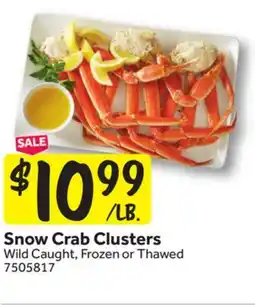 Stop&Shop Snow Crab Clusters offer