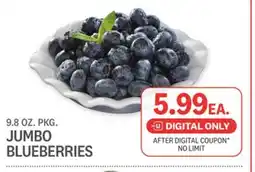 Kings Food Markets JUMBO BLUEBERRIES offer