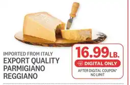 Kings Food Markets EXPORT PARMIGIANO REGGIANO offer