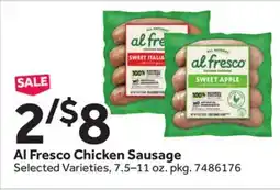 Stop&Shop Al Fresco Chicken Sausage offer