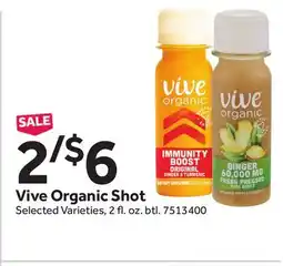 Stop&Shop Vive Organic Shot offer