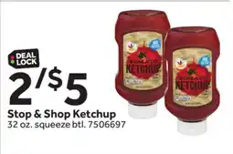 Stop&Shop Stop & Shop Ketchup offer