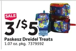 Stop&Shop Paskesz Dreidel Treats offer