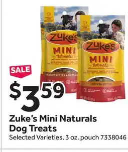 Stop&Shop Zuke's Mini Naturals Dog Treats offer