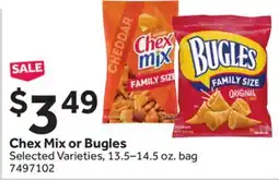 Stop&Shop Chex Mix or Bugles offer