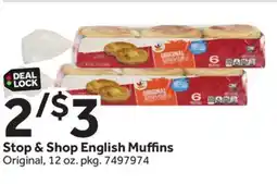 Stop&Shop Stop & Shop English Muffins offer