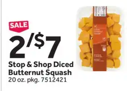 Stop&Shop Stop & Shop Diced Butternut Squash offer