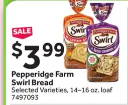 Stop&Shop Pepperidge Farm Swirl Bread offer