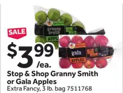 Stop&Shop Stop & Shop Granny Smith or Gala Apples offer