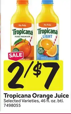 Stop&Shop Tropicana Orange Juice offer