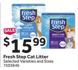 Stop&Shop Fresh Step Cat Litter offer