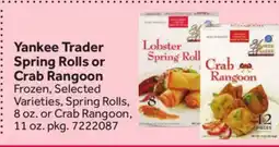 Stop&Shop Yankee Trader Spring Rolls or Crab Rangoon offer