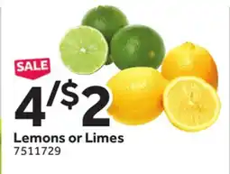 Stop&Shop Lemons or Limes offer