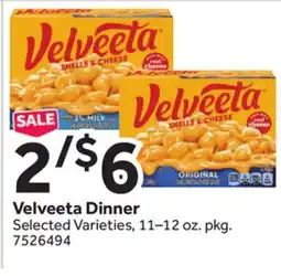 Stop&Shop Velveeta Dinner offer