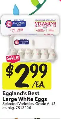 Stop&Shop Eggland's Best Large White Eggs offer