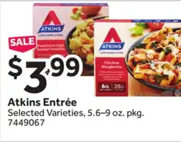 Stop&Shop Atkins Entrée offer