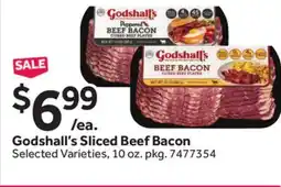 Stop&Shop Godshall's Sliced Beef Bacon offer