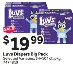 Stop&Shop Luvs Diapers Big Pack offer
