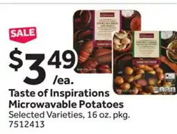 Stop&Shop Taste of Inspirations Microwavable Potatoes offer