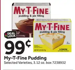 Stop&Shop My-T-Fine Pudding offer