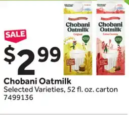 Stop&Shop Chobani Oatmilk offer