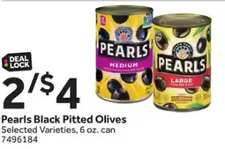 Stop&Shop Pearls Black Pitted Olives offer