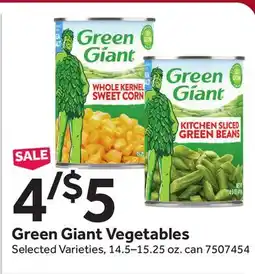 Stop&Shop Green Giant Vegetables offer