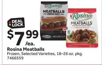 Stop&Shop Rosina Meatballs offer