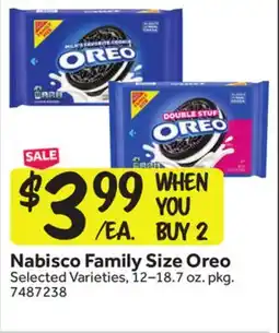 Stop&Shop Nabisco Family Size Oreo offer