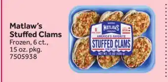 Stop&Shop Matlaw's Stuff ed Clams offer