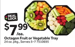 Stop&Shop Octagon Fruit or Vegetable Tray offer