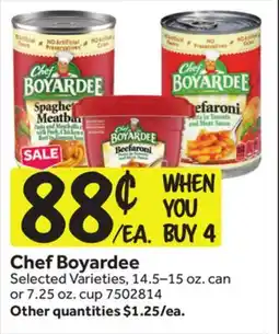Stop&Shop Chef Boyardee offer
