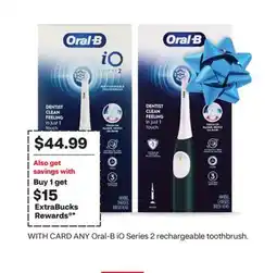 CVS ANY Oral-B iO Series 2 rechargeable toothbrush offer