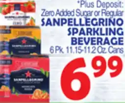 Bravo Supermarkets SANPELLEGRINO SPARKLING BEVERAGE offer