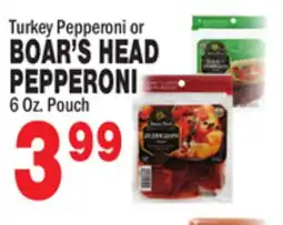 Bravo Supermarkets BOAR'S HEAD PEPPERONI offer