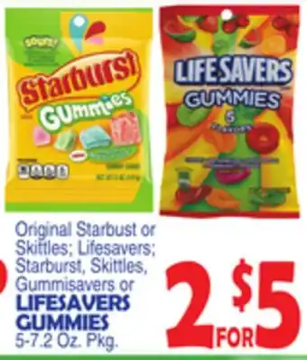 Bravo Supermarkets LIFESAVERS GUMMIES offer