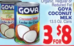 Bravo Supermarkets GOYA COCONUT MILK offer