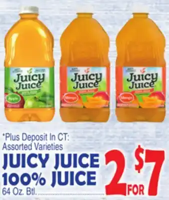 Bravo Supermarkets JUICY JUICE 100% JUICE offer