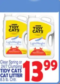 Bravo Supermarkets TIDY CATS CAT LITTER offer