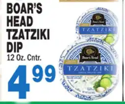 Bravo Supermarkets BOAR'S HEAD TZATZIKI DIP offer