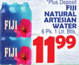 Bravo Supermarkets FIJI NATURAL ARTESIAN WATER offer